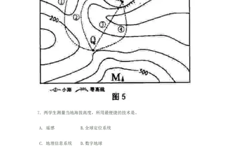 2008年高考地理试卷（江苏）（解析卷）_地理历年高考真题_新&middot;PDF版2008-2025&middot;高考地理真题_地理（按年份分类）2008-2025_2008&middot;地理高考真题