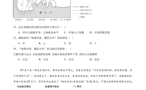 广东省四校2026届高三上学期10月教学质量检测试题地理Word版含答案_2025年10月_251011广东省四校2026届高三上学期10月教学质量检测