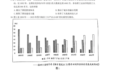 四川省宜宾市2025届高三第二次诊断性测试历史试题（含答案)_2025年3月_250323四川省乐山市，自贡市，宜宾市2025届高三第二次诊断性考试（全科）