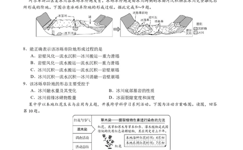 绵阳南山中学高2023级高三11月月考地理试题_2025年11月_251127四川省绵阳南山中学2025-2026学年高三上学期11月月考