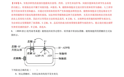 专题24细胞工程与胚胎工程（解析卷）_近10年高考真题汇编（必刷）_十年（2014-2024）高考生物真题分项汇编（全国通用）_十年（2014-2023）高考生物真题分项汇编（全国通用）