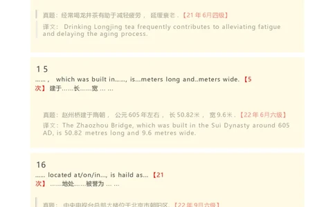 10翻译-30个四六级翻译高频必备句式_英语四六级整合_英语四六级真题版本二此版为主此文件夹会持续更新_四六级单词汇总_六级单词