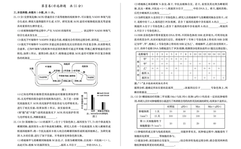 山东省德州市2024-2025学年高三上学期1月期末考试生物_2025年1月_250117山东省德州市2024-2025学年高三上学期1月期末考试试题（全科）