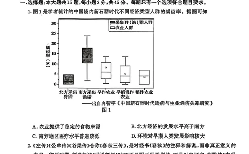 南京市2026届高三年级学情调研历史_2025年9月_250919江苏省南京市2026届高三上学期9月零模学情调研（全科）_江苏省南京市2026届高三年级9月学情调研历史
