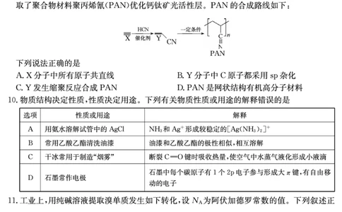 河南省新高中创新联盟2025届高三模拟卷一（25-X-007C-1）化学_2025年2月_250209河南省新高中创新联盟2025届高三模拟卷一（25-X-007C-1）（全科）