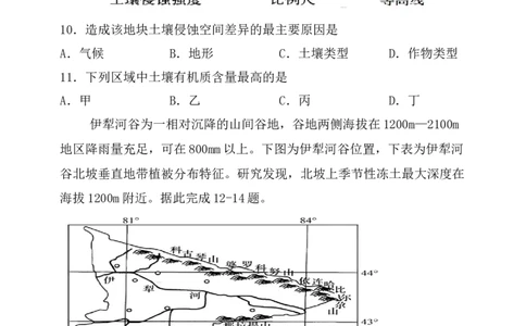 福建省福州市四校联盟2025-2026学年高三上学期期中联考地理试题_2025年11月_251123福建省福州市四校联盟2025-2026学年高三上学期期中联考（全科）