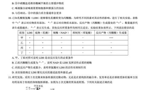 名校教研联盟2026届高考仿真模拟卷（样卷）生物_2025年10月_251029名校教研联盟2026届高考仿真模拟卷（样卷）（全科）