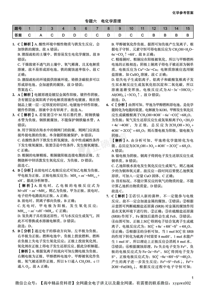 全国卷《正确小卷》2024总复习化学质检卷2答案_2024高考押题卷_72024正确教育全系列_2024年正确小卷全系列_（全国版）2024《正确小卷&middot;复习质检卷》（九科全）各两套