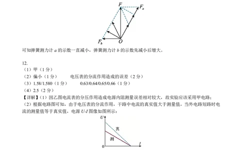 广西省南宁二中&middot;2025年5月高三冲刺考物理答案_2025年5月_250521广西省南宁二中&middot;2025年5月高三冲刺考（全科）