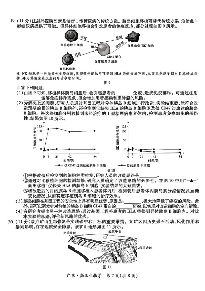 广东高三10月上进联考生物试卷_2025年10月_251011广东上进联考2025-2026学年领航高中联盟2026届高三10月一轮复习阶段检测（全科）