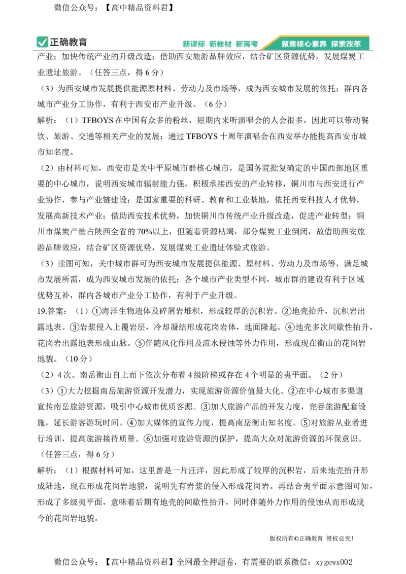 2024届明日之星高考地理精英模拟卷广东版_2024高考押题卷_72024正确教育全系列_2024明日之星全系列_（新高考）2024《明日之星&middot;高考精英模拟卷》（九科全）各一套