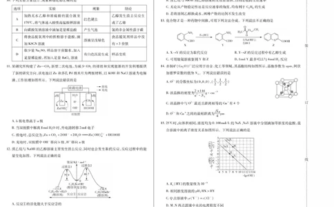 新时代高中教育联合体2025年秋季高三开学摸底考-附加测试卷化学_2025年9月_250911黑龙江省新时代高中教育联合体2025-2026学年高三上学期开学摸底考试（全科）