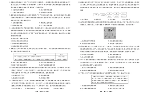 历史2025年辽宁高三9月联考正文_2025年9月_250905辽宁省名校联盟2025年高三9月份联合考试（全科）_历史