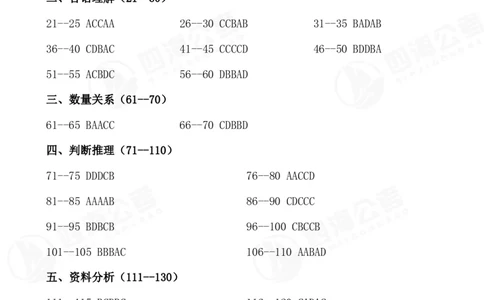 四海24上行测套题冲刺班答案--行测8_2026考公资料_花生十三合集_2024+2023年资料_套题班2024上半年花生飞扬省考套题冲刺班_电子讲义_试卷答案