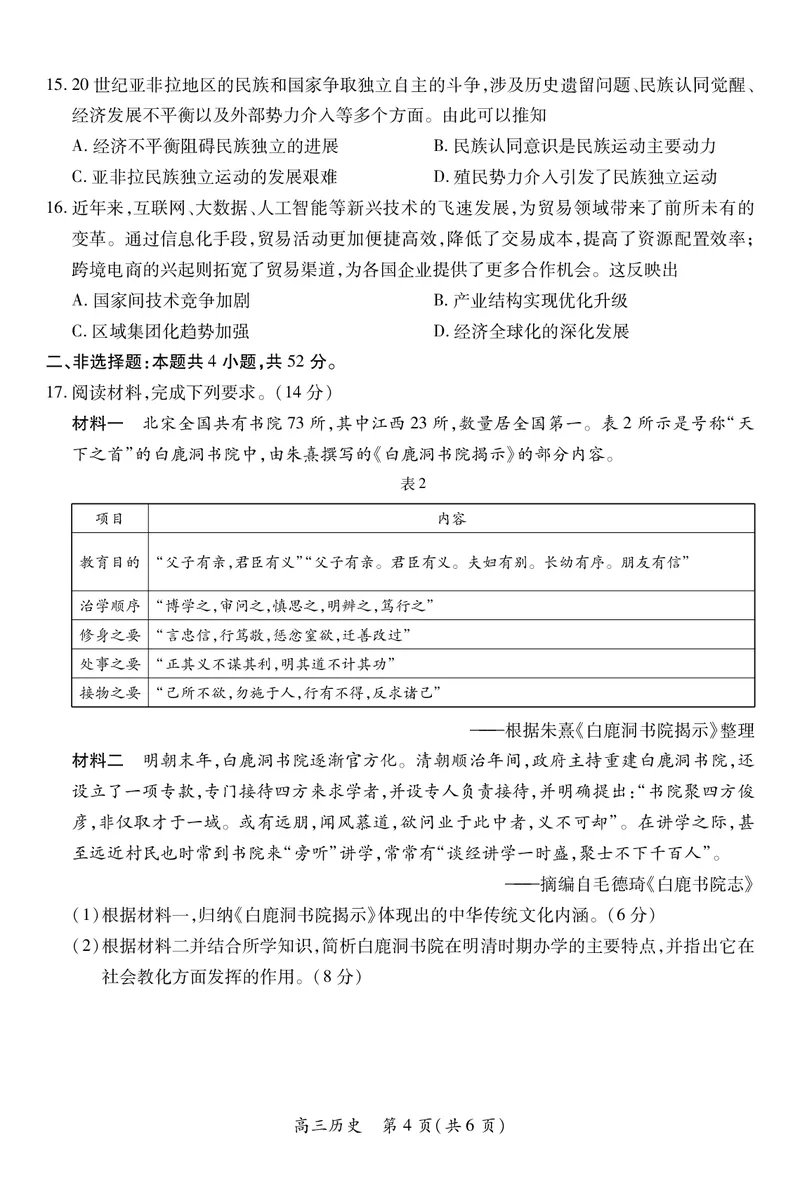 历史2025届江西省上进联考高三年级４月联考检测_2025年5月_05022025届江西省上进联考高三年级４月联考检测（全科）