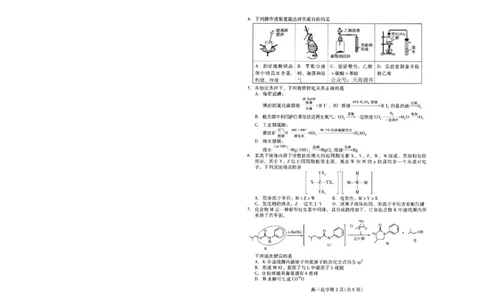 山东省潍坊市2025届高三高考模拟考试化学_2025年5月_0501山东省潍坊市2025届高三高考模拟考试（潍坊二模）（全科）_山东省潍坊市2025届高三高考模拟考试化学