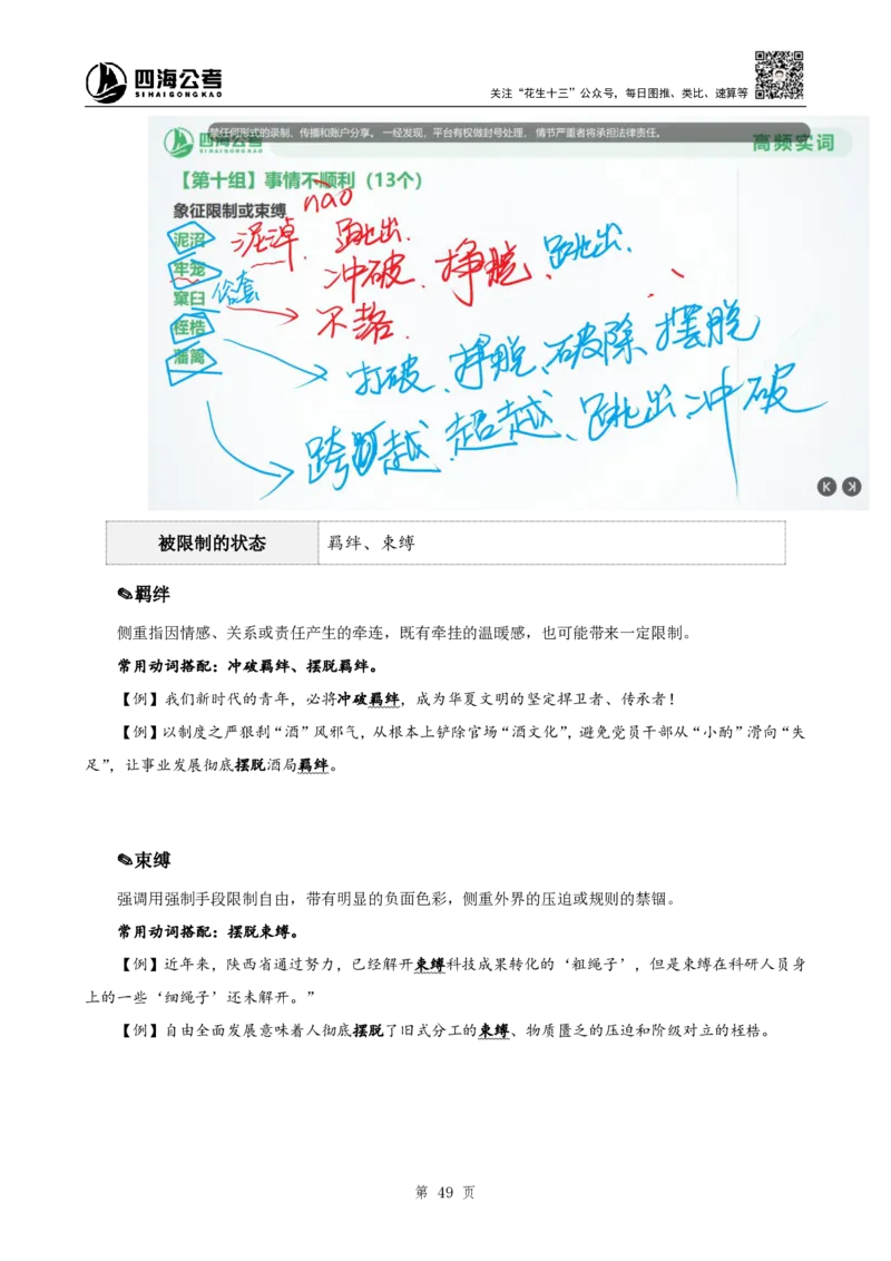 四海25下半年-言语-800词第八讲随堂笔记_2026考公资料_（01）花生十三_01系统班（2026版）花生十三旗舰班（行测+申论）_言语理解_言语800词⭐_课件