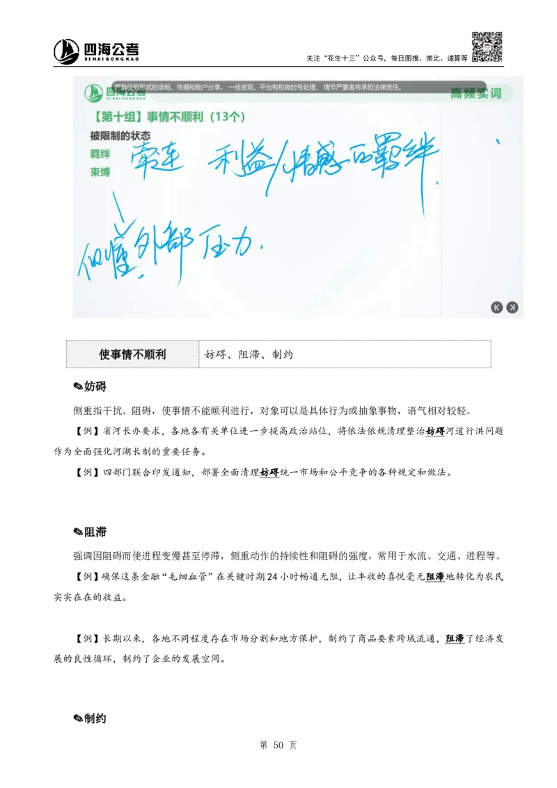 四海25下半年-言语-800词第八讲随堂笔记_2026考公资料_（01）花生十三_01系统班（2026版）花生十三旗舰班（行测+申论）_言语理解_言语800词⭐_课件