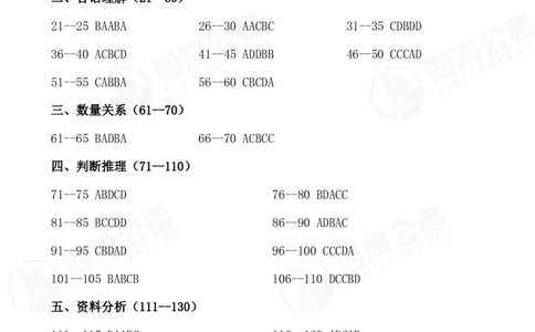 四海2024下半年套题一期班答案--行测6_2026考公资料_花生十三合集_套题班2025花生行测+飞扬申论套题⭐⭐_行测套题2025花生十三国考套卷班一期_常识解析+套题答案