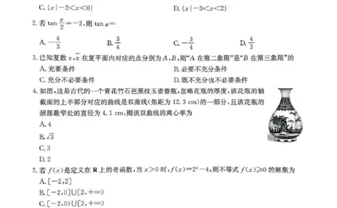 河南省创新发展联盟2025届高三下学期适应性考试数学试卷（含答案）_2025年5月_2505252025届河南省联盟高三下学期高考适应性考试（创新发展联盟三模）（全科）