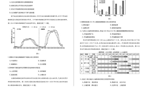 山东省德州市2024-2025学年高三上学期1月期末考试地理_2025年1月_250117山东省德州市2024-2025学年高三上学期1月期末考试试题（全科）