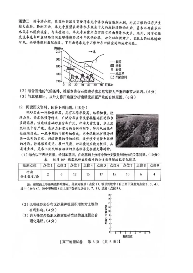 河南省三门峡市2025届高三上学期第一次大练习试题（期末）地理PDF版含解析_2025年1月_250115河南省三门峡市2025届高三上学期第一次大练习试题（期末）（全科）