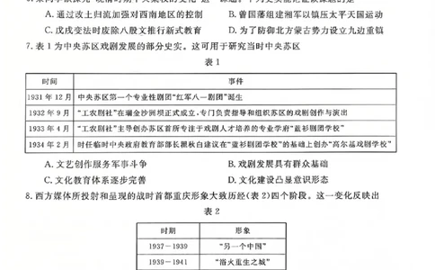 福建省部分地市校2025届高中毕业班3月质量检测历史_2025年3月_250319福建省部分地市校（福州、厦门、泉州、三明、南平、莆田、漳州）2025届高中毕业班3月质量检测