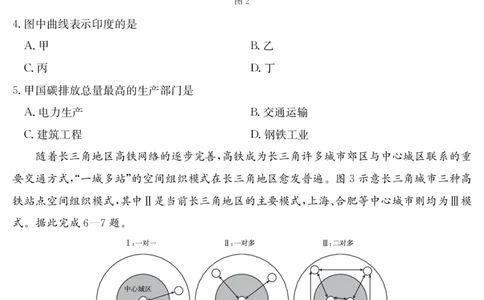 金太阳25-338C安徽省六安市市区2025届高三下学期考前适应性考试地理_2025年3月_250329安徽省六安市市区2025届高三下学期考前适应性考试（金太阳25-338C）（全科）
