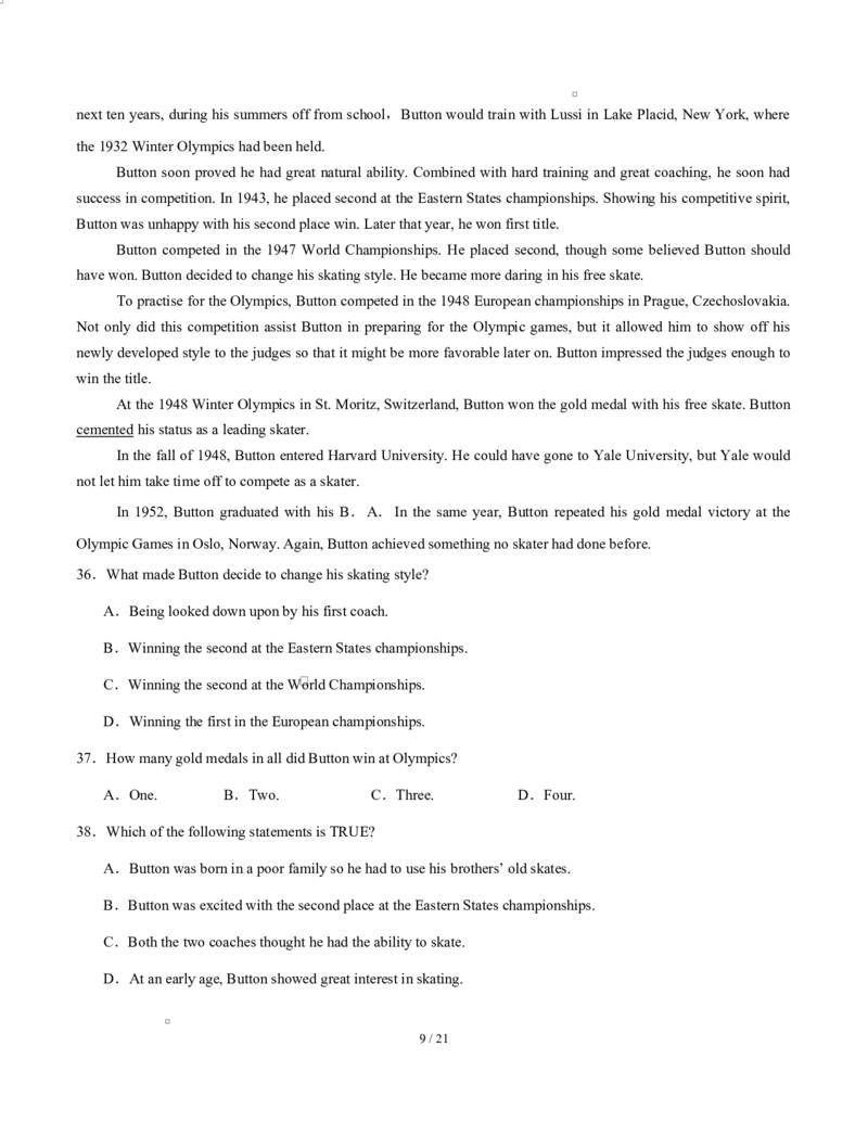 高二英语第一次月考卷02（全解全析）（天津专用)(1)_1多考区联考_2510092025-2026学年高二英语上学期第一次月考试题