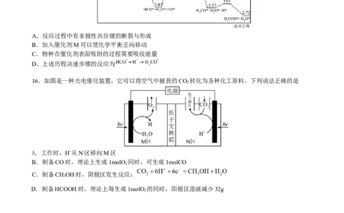 广东省广州市2025届高三下学期考前冲刺训练（一）化学试卷（含答案）_2025年5月_2505172025届广州市普通高中毕业班冲刺题（一）（二）（三）