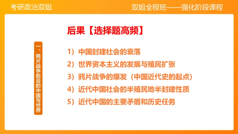 史纲旧民主主义革命串讲1-3章_2026考公资料_（49）政治理论合集_政治理论合集_2025考研政治_14.双姐_04.强化阶段_00.讲义