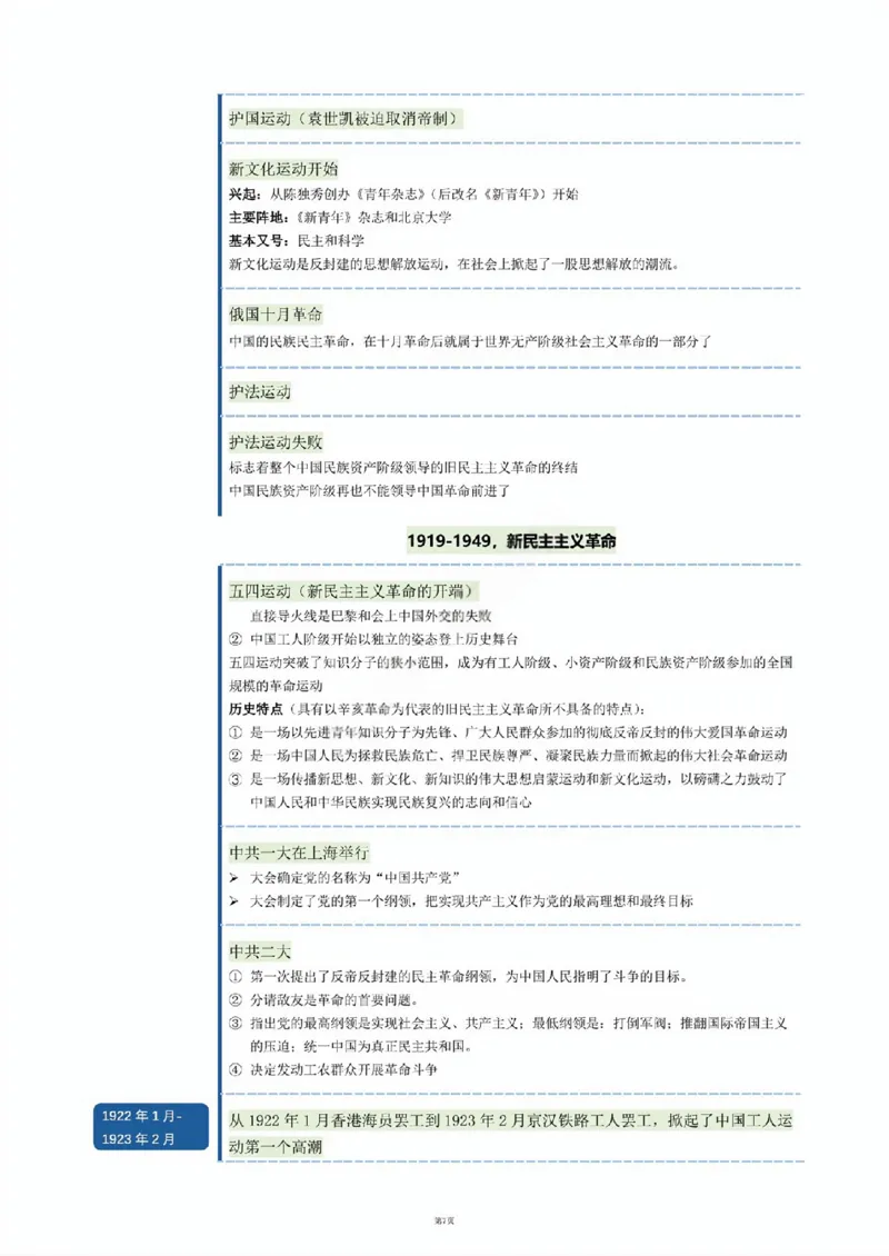 03.史纲时间轴_2025专四专八真题及备考资料_肖秀荣押题汇总_08重要会议总结+毛主要著作+史纲时间轴