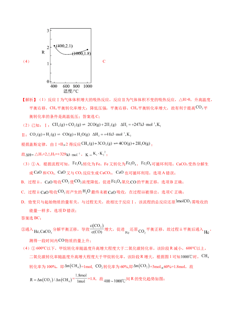 专题64原理综合题&mdash;&mdash;反应热+化学平衡（解析卷）_近10年高考真题汇编（必刷）_十年（2014-2024）高考化学真题分项汇编（全国通用）