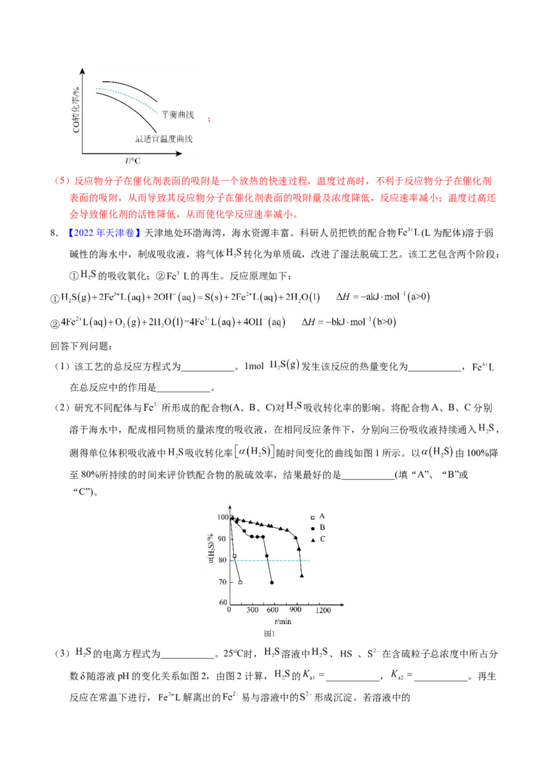 专题64原理综合题&mdash;&mdash;反应热+化学平衡（解析卷）_近10年高考真题汇编（必刷）_十年（2014-2024）高考化学真题分项汇编（全国通用）