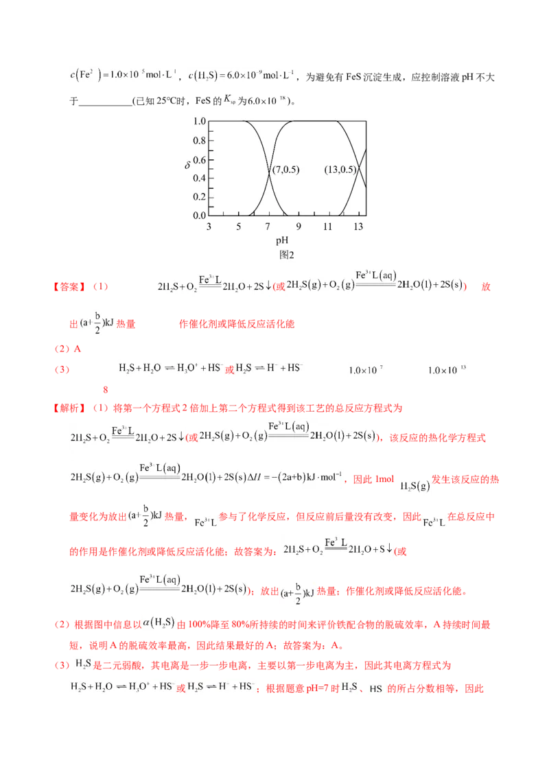 专题64原理综合题&mdash;&mdash;反应热+化学平衡（解析卷）_近10年高考真题汇编（必刷）_十年（2014-2024）高考化学真题分项汇编（全国通用）