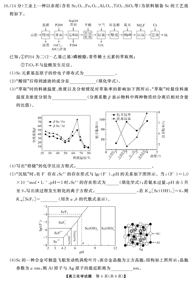 高三化学（试题）转曲4(1)_2025年1月_250126湖南五市2025届高三1月期末质量检测_化学