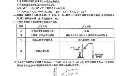 山东省名校教研共同体2024-2025学年高三下学期开学考试化学试题_2025年2月_250207山东省&ldquo;天一大联考&middot;齐鲁名校教研共同体&ldquo;2024-2025学年（下）高三年级开学质量检测（全科）