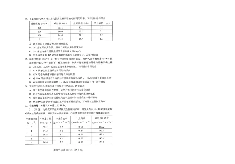 潍坊市2026届高三开学调研监测考试生物_2025年9月_250907山东省潍坊市2026届高三开学调研监测考试（全科）