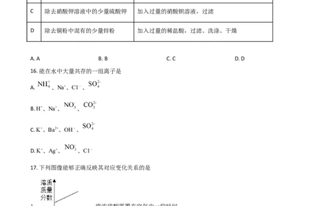 黑龙江省牡丹江、鸡西地区朝鲜族学校2021年中考化学试题（原卷版）_中考真题_5.化学中考真题2015-2024年_2021年中考化学真题（83份）_朝鲜族化学