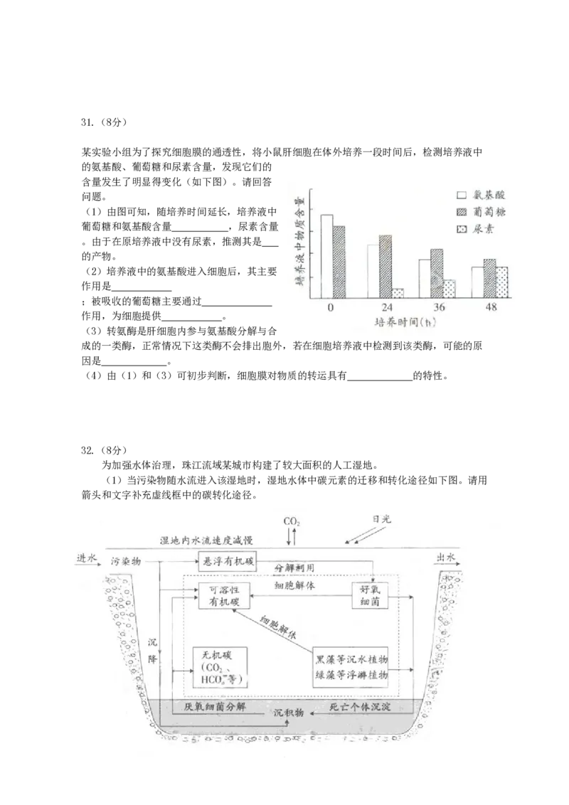 2009年高考生物试卷（广东）（空白卷）_生物历年高考真题_新&middot;PDF版2008-2025&middot;高考生物真题_生物（按年份分类）2008-2025_2009&middot;高考生物真题