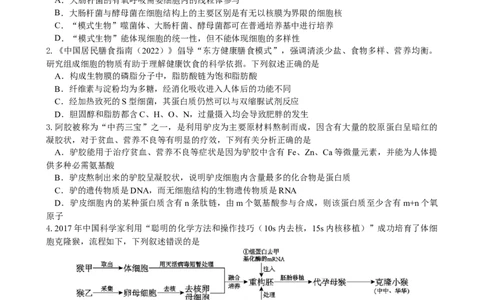 绵阳南山中学实验学校2025-2026学年高三上学期9月月考+生物_2025年9月_250907绵阳南山中学实验学校2025-2026学年高三上学期9月月考