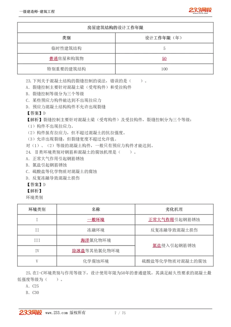 1-7_2026年一级建造师_2026年一建建筑_2025年一建建筑SVIP_03-习题精析✿实战特训✿模考通关_09-建筑《蓝宝典优题班》江凌俊233_讲义