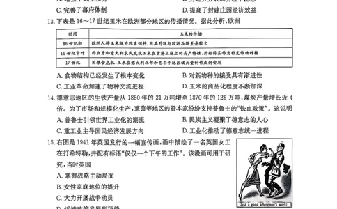 河南省TOP二十名校2025届高三猜题大联考历史试题（含答案）_2025年5月_250516河南省TOP二十名校2025届高三猜题大联考（全科）