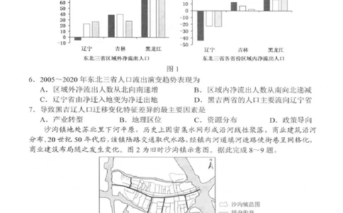 地理_2025年4月_250413吉林省长春市2025届高三下学期质量监测（三）（全科）_吉林省长春市2025届高三下学期质量监测（三）地理