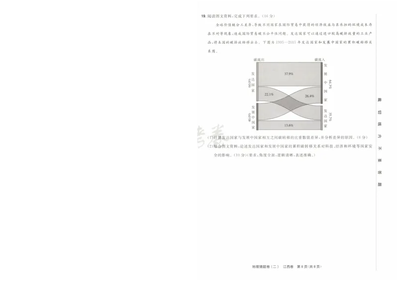 2024《金考卷&middot;高考测评卷》地理A4_2024高考押题卷_12024天星全系列_（新高考）2024《金K卷&middot;高考测评&middot;猜题卷》（语数英）各九套_2024《金考卷&middot;高考测评卷&middot;猜题卷》地理