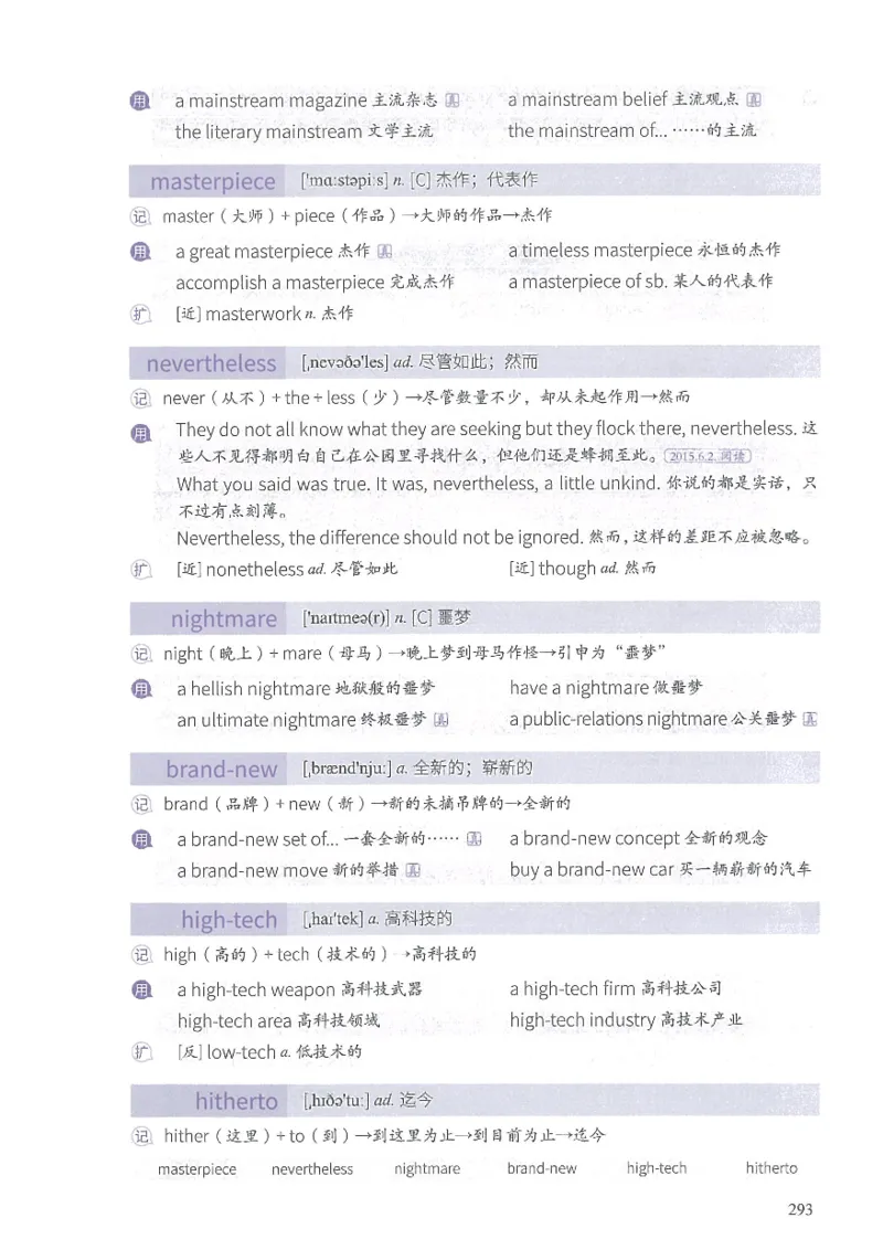 13六级闪过词汇_英语四六级整合_英语四六级真题版本二此版为主此文件夹会持续更新_四六级单词汇总_六级单词