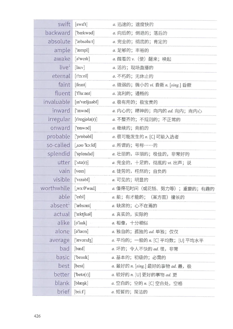13六级闪过词汇_英语四六级整合_英语四六级真题版本二此版为主此文件夹会持续更新_四六级单词汇总_六级单词