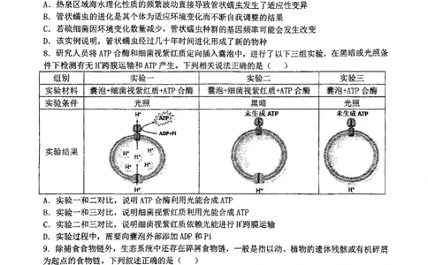 华师一附中五月适应性检测生物_2025年5月_250531湖北省武汉市华中师范大学第一附属中学2025届高三下学期五月适应性检测（全科）