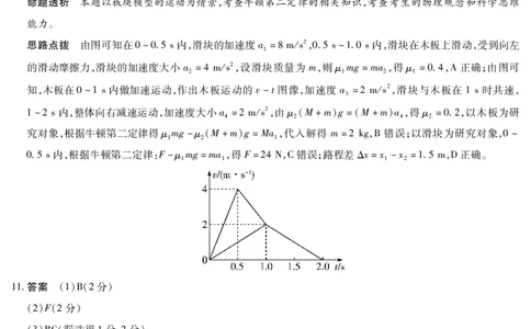 物理(广西专版)高三二联详细答案_2025年9月_250926天一大联考&middot;湖南省、广西省2025-2026学年高三上学期阶段性检测（二）（全科）_9.25-26湖南广西高三二联答案