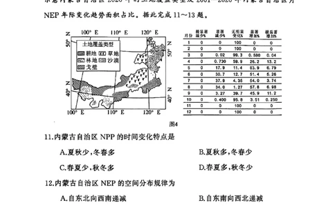 湖南省永州市2024-2025学年高三上学期第二次模拟考试地理试卷_2025年1月_2501152025届湖南省永州市高考第二次模拟考试_2025届湖南省永州市高三上学期第二次模拟考试地理